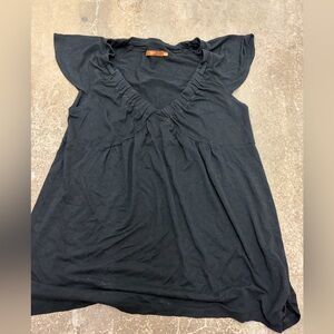 Oat babydoll classic Black Women's Top